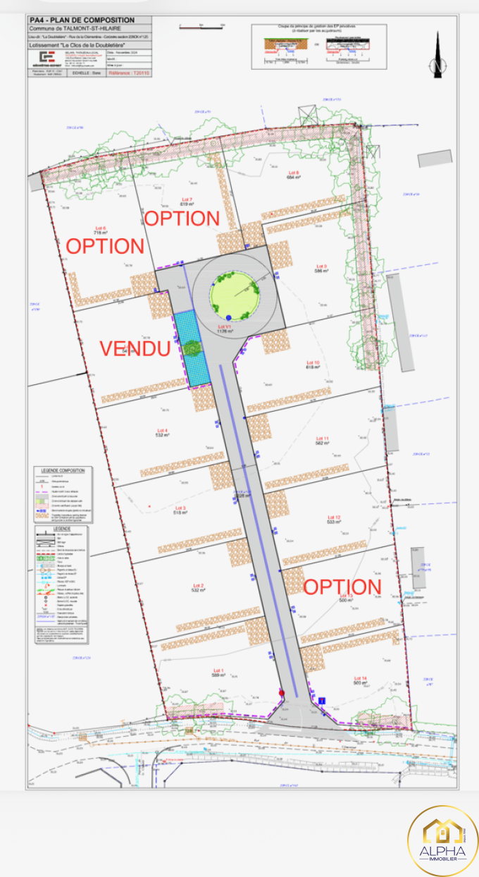 Offres de vente Terrain Talmont-Saint-Hilaire (85440)